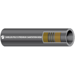 Poly X Sanitation Hose, 1" ID, 10'