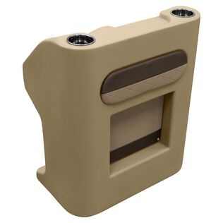 Wise DLX1168-1900 DLX Series Pontoon Steering Console - Neutral / Meteor