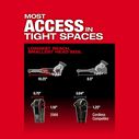 M12 FUEL&trade; 1/4" Extended Reach High Speed Ratchet image number 3