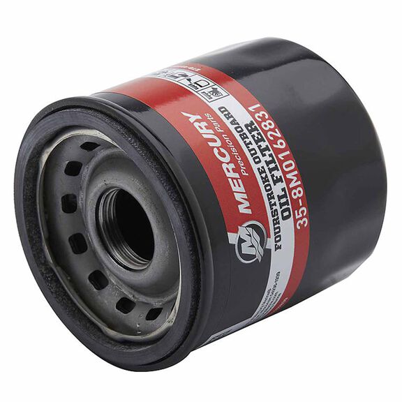Mercury FourStroke Outboard Oil Filter 8M0162831 for Select Mercury 8-30hp Outboards image number 1