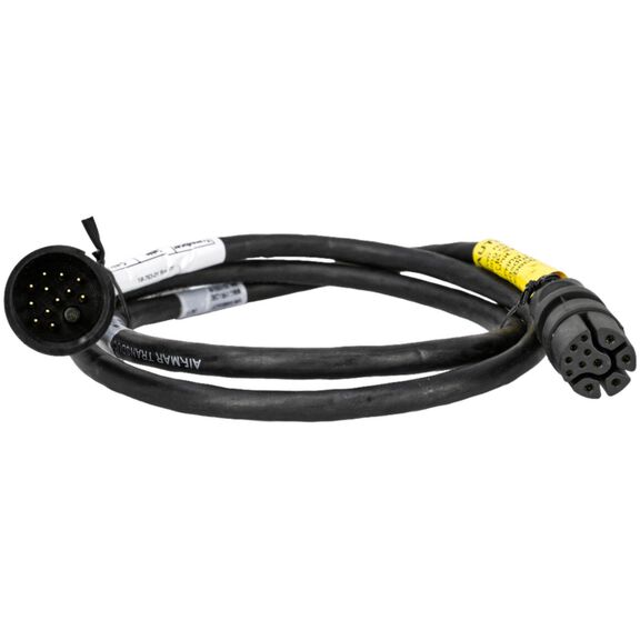 M&M Cable, 12-Pin Chirp Series, with Raymarine 11-pin Connector, Low Dual-Band - 1m image number 0