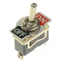 Toggle Switch - Brass On-Off, 12V DC image number 1
