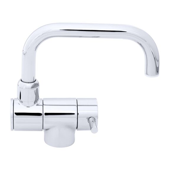 Aidack Folding Faucet, Cold Only, Angled Spout, Chrome image number 4