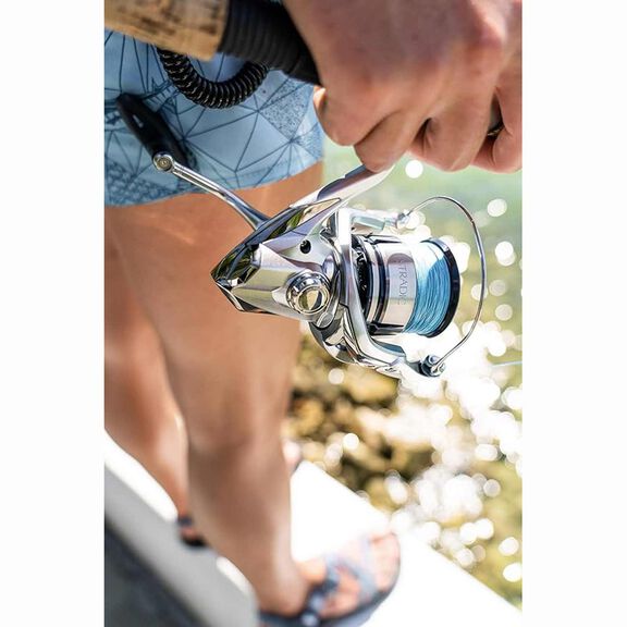 Stradic 4000XGFL Spinning Reel, 37" Line Speed image number 4