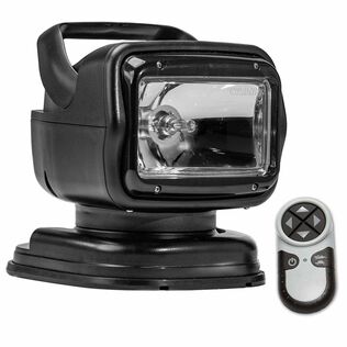 Radioray&reg; GT Series Halogen Searchlight, Portable Magnetic Mount Shoe with Wireless Handheld Remote