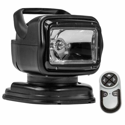 Radioray® GT Series Halogen Searchlight, Portable Magnetic Mount Shoe with Wireless Handheld Remote