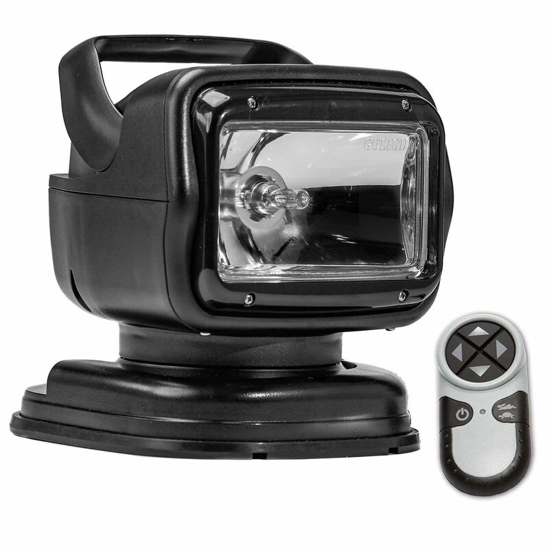 Radioray® GT Series Halogen Searchlight, Portable Magnetic Mount Shoe with Wireless Handheld Remote image number null