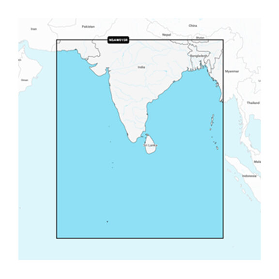 Garmin Navionics+ AW015R Indian Subcontinent, Electronic Chart image number 0