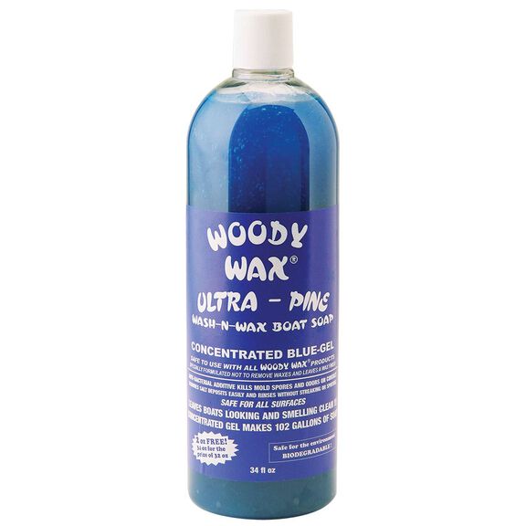WOODY WAX Ultra Pine Wash & Wax Boat Soap West Marine
