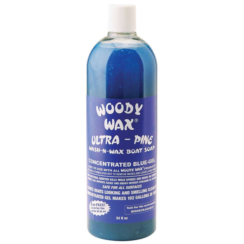 WOODY WAX Ultra Pine Wash & Wax Boat Soap West Marine