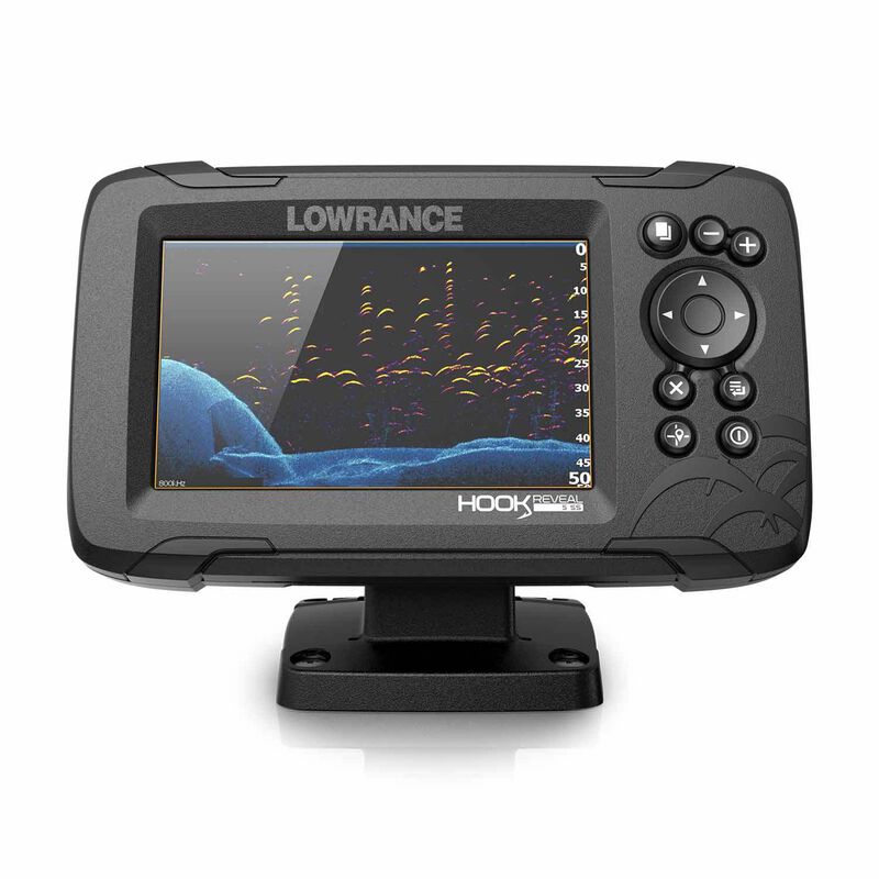 HOOK Reveal 5 Fishfinder/Chartplotter Combo with Splitshot Transducer and US Inland Charts image number 0
