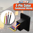 SEAFLO Power Stabilizer Jack Rocker Switch with Wiring Harness, 30A, 12V/24V image number 4