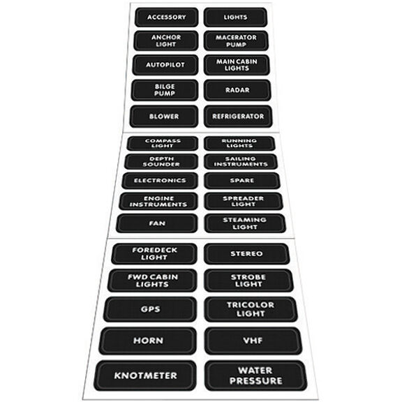 Large Format Distribution Panel Labels image number 0