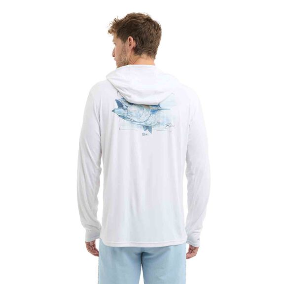 Men's Vaportek Goione Tuna Hooded Shirt image number 0