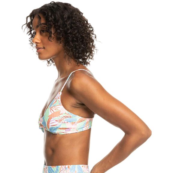 Women's Roxy Love The Surf Knot Triangle Bikini Top image number 1