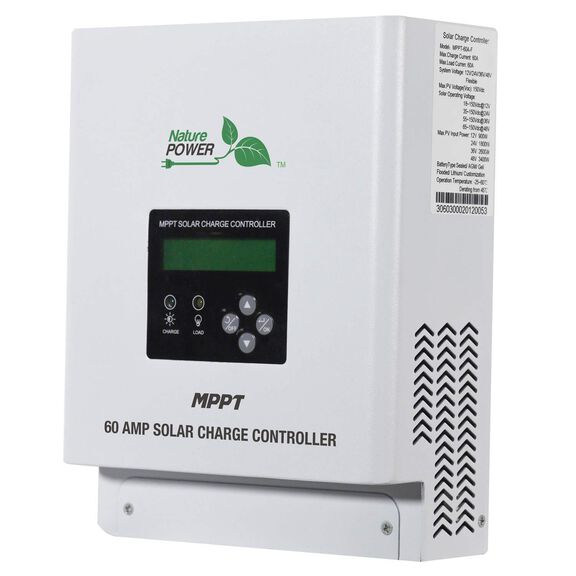 60 Amp Solar Charge Controller MMPT with LED image number 0
