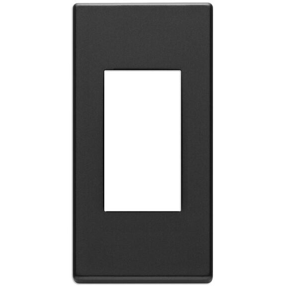 Vimar Eikon Total Look 22666.03 6-Module Cover Plate, Lava Grey image number 0