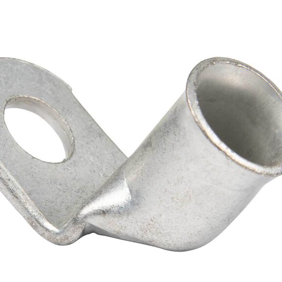 3/0 AWG 90 Degree Tinned Copper Lug, 3/8" Stud Size, 2-Pack image number 1