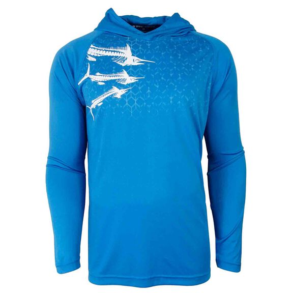 Men's Zombie Marlin Hooded Shirt image number 0