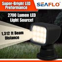 SEAFLO 28W Remote Control LED Searchlight, Warm White, Wireless Remote, Black image number 4