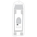 Flex-Fit&trade; PRO Boat Cover V-hull, Center Console, 20' - 22' image number 1