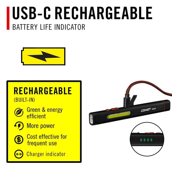 PM50R Rechargeable 255 Lumen Work Light with Laser image number 8