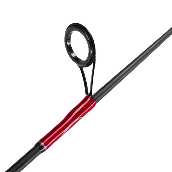 4'3" Li'l Finz Kids Spinning Rod, Medium Power, Red/Blue image number 2
