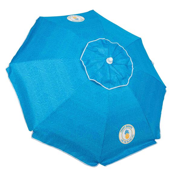 6' Umbrella with Integrated Sand Anchor, Blue image number 0