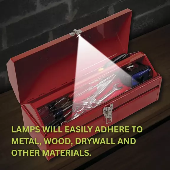 Button LAMP Adhesive LED Utility Lights, 18 Pack image number 7