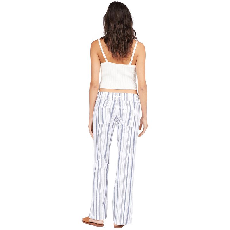 Pantaloncini Roxy Oceanside – Mood Indigo Stripes, Blu, Donna, Nuovi Con Etichetta
