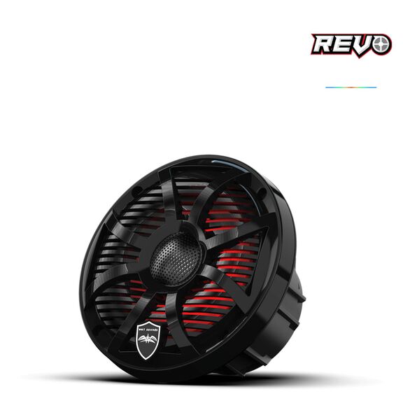 Wet Sounds REVO  6.5 inch High Output  Coaxial Speakers w/ SW-Black RGB Grilles image number 2