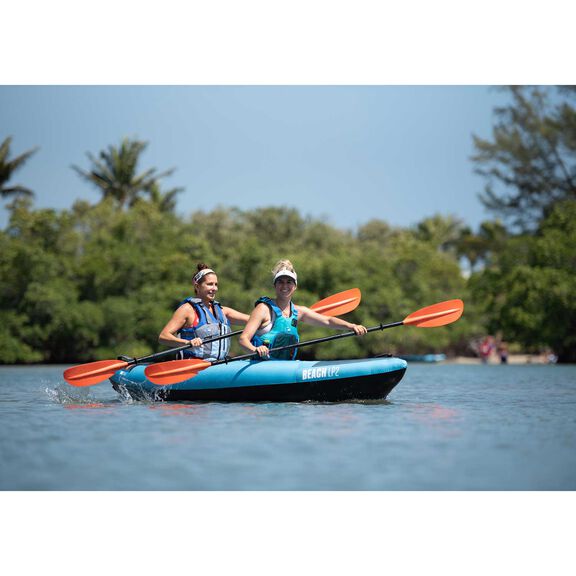 11' Beach LP2 2-Person Inflatable Kayak Package image number 8