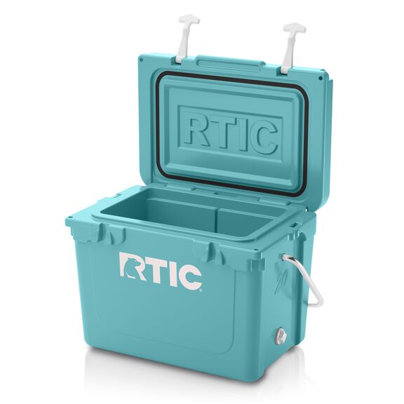 20 Quart Ultra-Tough Rotomolded Hard-Sided Ice Chest Cooler, Fits 30 Cans, Lagoon image number 1