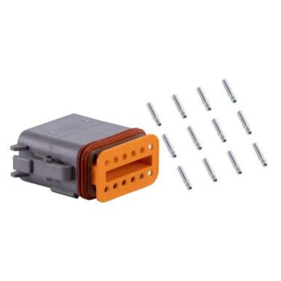 Plug Kit, Deutsch Style 12 pin image number 0