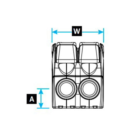 DC1 Double Rope Clutch - 6-8mm (1/4" - 5/16") Line image number 3