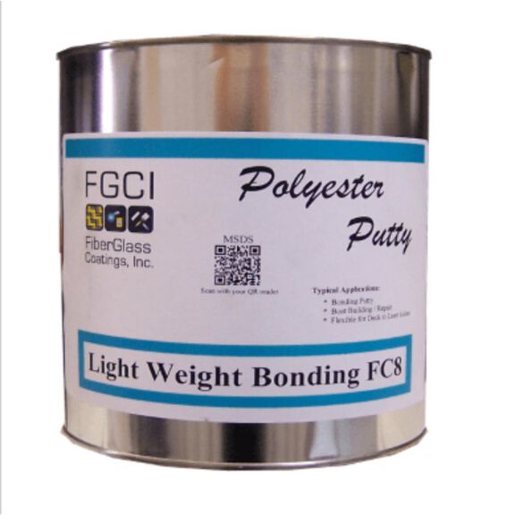 FC8 Light Weight Polyester Putty Quart Kit image number 0