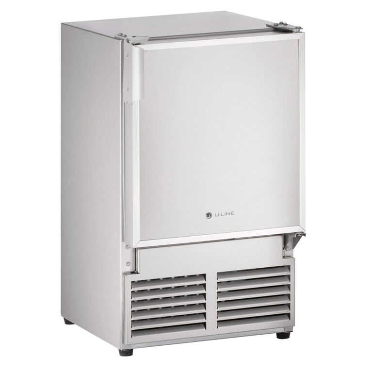 ULINE 14" Stainless Marine Crescent Ice Maker, No Flange, 220V West