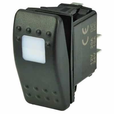 Contura Switch, One LED, Off/On, SPST