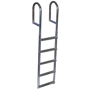 Dock Ladders, Fixed, WIDE Step Welded, Aluminum