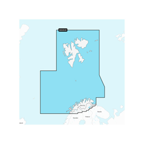 Navionics Platinum+ EU054R Norway, Vestfjorden to Svalbard, Electronic Chart image number 0