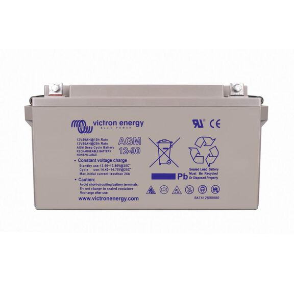 Victron Energy 12V/90Ah AGM Deep Cycle Battery image number 0