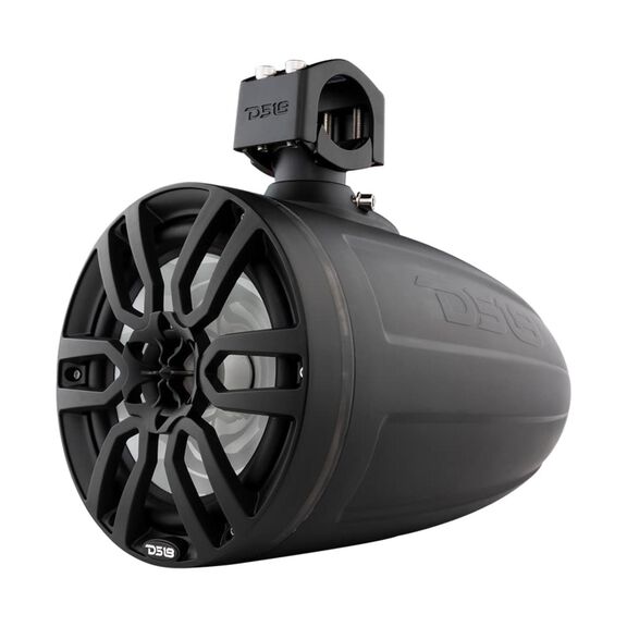 HYDRO 8" Marine Tower Speakers with Integrated RGB LED Lights, 375 Watts, Black image number 5