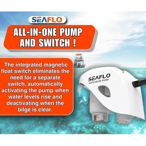 SEAFLO 750 GPH Automatic Bilge Pump with Float Switch 12V image number 6