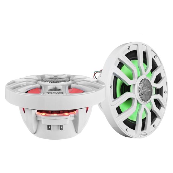 NXL&nbsp;8" 2-Way Coaxial Marine Speaker With Digital Led Lights and Bullet Tweeter, 175 Watts 4-Ohm image number 1