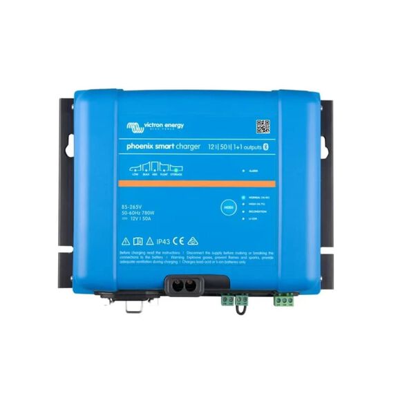 Victron Energy Smart IP43 Charger 12/50(1+1) 120-240V image number 0