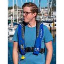 Offshore Automatic Inflatable Life Jacket with Harness, Blue image number 1