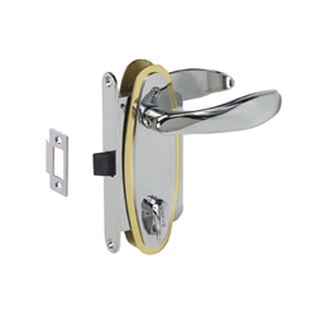 Mortise Latch Set, 1 to 1-1/4, Right In or Left Out