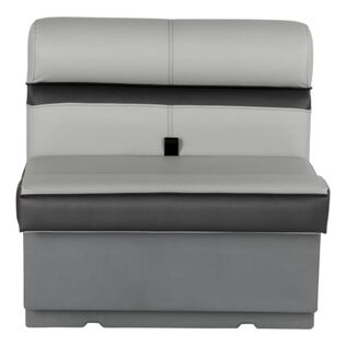 30" Rockport Straight Pontoon Bench Seat, River Rock