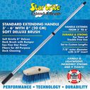 Marine Deck Brush with 2'-4' Telescoping Aluminum Handle image number 2