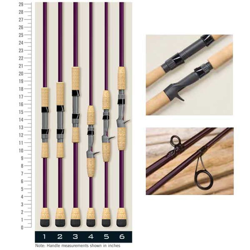 ST. CROIX MARINE 7'6" Mojo Inshore Spinning Rod, Medium/Light Power